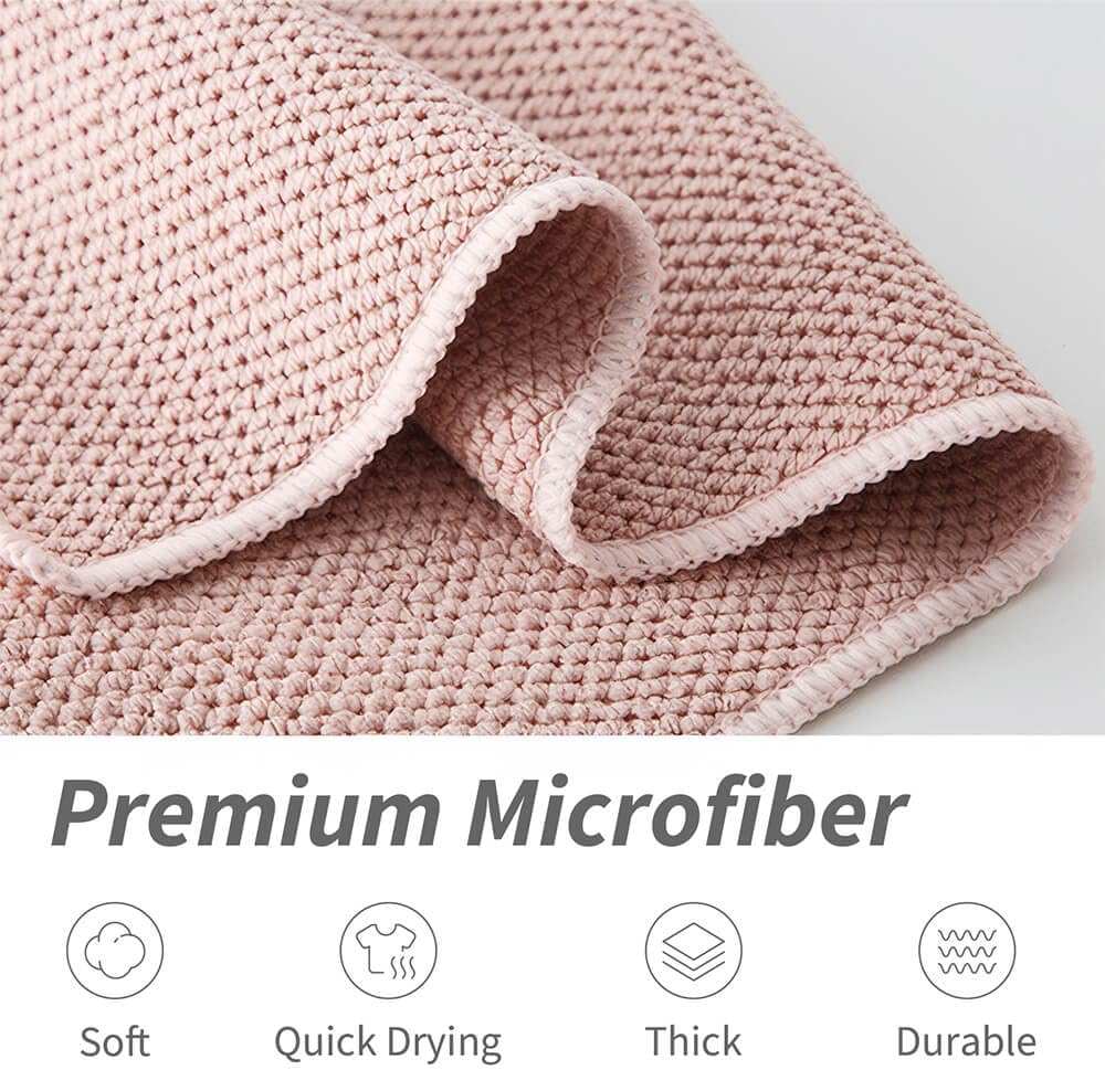 EubooTree Microfiber Barista Towels, 12"x12" 6-Pack